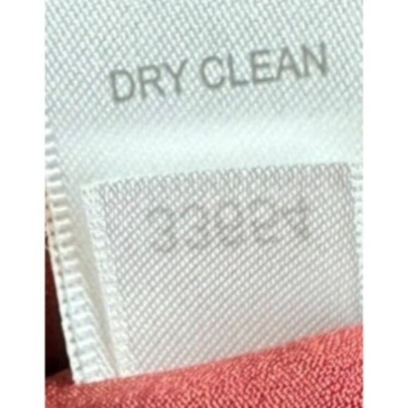 Garnet Hill Shirt Dress Women 10 Burgundy Paisley Knee Length 3/4 Sleeve Pockets - Picture 9 of 11